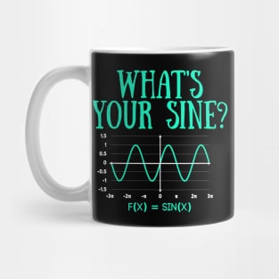 What's Your Sine? Zodiac Sine Wave Astrology Mug